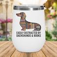 Dachshund Dog Dachshund Decor Books Nerds Dachshund Wine Tumbler