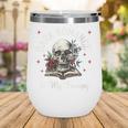 Dark Romance Is My Therapy Book Lover Merch Trigger Warning Wine Tumbler