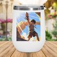 David And Goliath Bible Book Samuel King David Anime Manga Wine Tumbler David And Goliath Bible Book Samuel King David Anime Manga Wine Tumbler