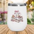 Dear Santa More Book Please Christmas Reading Book Librarian Wine Tumbler Dear Santa More Book Please Christmas Reading Book Librarian Wine Tumbler