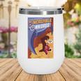Disney Pixar The Incredibles Omnidroid Comic Book Cover Wine Tumbler