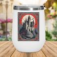 Dracula's Castle Book Cover Illustration Wine Tumbler