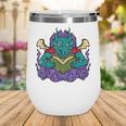 Dragon Read Reading Librarian Book Across America Kids Wine Tumbler