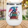 Dragons And Books Dragonworm Book Lover Reading Wine Tumbler Dragons And Books Dragonworm Book Lover Reading Wine Tumbler