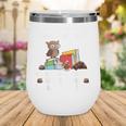 In My Dream World Books Are Free Chocolate Is Healthy Book Wine Tumbler