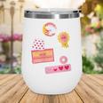 Dungeon Crawler Carl Colorful Sticker Collage LitRPG Book Wine Tumbler