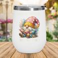 Easily Distracted By Books And Gnomes Book Reading Gnome Wine Tumbler Easily Distracted By Books And Gnomes Book Reading Gnome Wine Tumbler