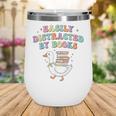 Easily Distracted By Books Silly-Goose Bookish Library Read Wine Tumbler