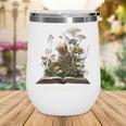 Easily Distracted By Cats And Books Wine Tumbler