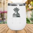 Easily Distracted By Plants & Books Plant Book Lover Wine Tumbler