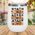 Educated Afro Women Girl Reading Book Future HBCU Grad Wine Tumbler