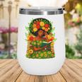 Educated Women Girls Reading Book Black History Month Wine Tumbler