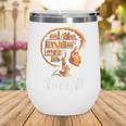 Education Is Freedom Afro Woman Book Illustration Wine Tumbler