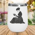 Emily Dickinson Reading A Book Wine Tumbler