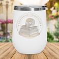 Existential Crisis Club Lifetime Member Skull And Books Wine Tumbler