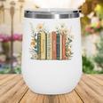 Fantasy Drama Tragedy Book Floral Subtle Wine Tumbler Fantasy Drama Tragedy Book Floral Subtle Wine Tumbler