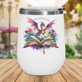 In My Fantasy Era Magic Dragon Book Wine Tumbler