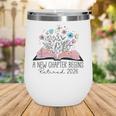Floral Book A New Chapter Begins Retired 2026 Retirement Wine Tumbler