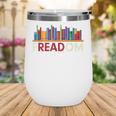 Freadom Anti-Banned Books – Read Banned Books Library Wine Tumbler