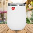 Fun I Love My Library Book Reader Bookworm Librarian Costume Wine Tumbler