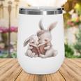 Funny Book Reading Quote For Women And Girls Rabbits Wine Tumbler