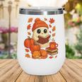 Ghost Reading Book Lovers Autumn Fall Halloween Wine Tumbler Ghost Reading Book Lovers Autumn Fall Halloween Wine Tumbler