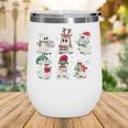 Ghost Santa Elf Squad Read Books Bookish Librarian Christmas Wine Tumbler Ghost Santa Elf Squad Read Books Bookish Librarian Christmas Wine Tumbler