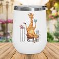 Giraffe Reading Tea Books Coffee Book Lover Graphic Wine Tumbler Giraffe Reading Tea Books Coffee Book Lover Graphic Wine Tumbler