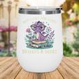 Girls Loves Dragon Books Fantasy Girls Kids Toddler Women Wine Tumbler
