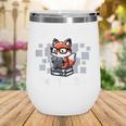 Go Away I'm Reading Book Reader Cute Fox Loves Books Wine Tumbler