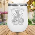 Good Girls Read Bad Books Skeleton Reading Book Halloween Wine Tumbler Good Girls Read Bad Books Skeleton Reading Book Halloween Wine Tumbler