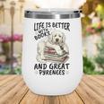 Great Pyrenees Dog Breed Life Is Better With Books And Great Wine Tumbler Great Pyrenees Dog Breed Life Is Better With Books And Great Wine Tumbler