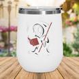 Grim Reaper Bookworm Cute Book Reading Halloween Wine Tumbler Grim Reaper Bookworm Cute Book Reading Halloween Wine Tumbler