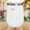 Guestbook 7th Birthday 7 Year Old Born 2018 Bday Wine Tumbler