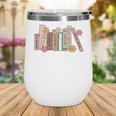 Harm Reduction Floral Book Overdose Awareness Nurse Wine Tumbler