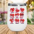 Heart Reading Books Valentine Teacher Boys Girls Book Lover Wine Tumbler Heart Reading Books Valentine Teacher Boys Girls Book Lover Wine Tumbler