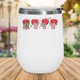 Heart Reading Books Valentine Teacher Library Book Lover Wine Tumbler