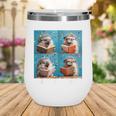 Hedgehog Love Reading And Hedgehogs Child Book Lover Wine Tumbler Hedgehog Love Reading And Hedgehogs Child Book Lover Wine Tumbler