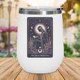 High Priestess Tarot Art Celestial Mystic Book Lover Wine Tumbler High Priestess Tarot Art Celestial Mystic Book Lover Wine Tumbler