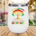 Honoring Past Inspiring Future History Month Book Tree Wine Tumbler Honoring Past Inspiring Future History Month Book Tree Wine Tumbler