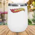 Hot Wheels Comic Book Fire Logo Wine Tumbler