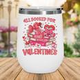 HUGvyn All Booked For Valentines Teacher Book Reading Heart Wine Tumbler