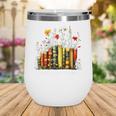 I'm With The Banned Banned Books Colorful Literary Fr Wine Tumbler