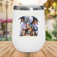 It's Not Hoarding If It's Books Reading Bookworm Reader Wine Tumbler