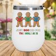 Just Booked For The Holidays Gingerbread Wine Tumbler