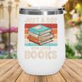 Just A Boy Who Loves Books Reading Bookworm Boys Kids Wine Tumbler