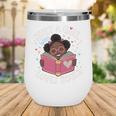 Just A Girl Who Loves Books Cute African American Afro Wine Tumbler Just A Girl Who Loves Books Cute African American Afro Wine Tumbler