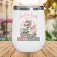 Just a Girl Who Loves Books And Dragons Book Dragon Lover Wine Tumbler