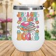 Just A Girl Who Loves Books Reading Cute Bookworm Girls Kids Wine Tumbler