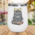 Just A Girl Who Loves Cats & Books Bookish Women Wine Tumbler Just A Girl Who Loves Cats & Books Bookish Women Wine Tumbler